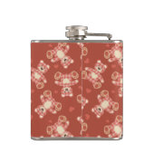 Flasques motif de patchwork d'ours (Dos)