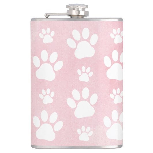 Flasques Motif De Pâtes, Patrouilles Blanches, Aquarelles, (Devant)