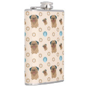 Flasques motif de pattes de chien (Droite)