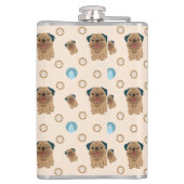 Flasques motif de pattes de chien (Dos)