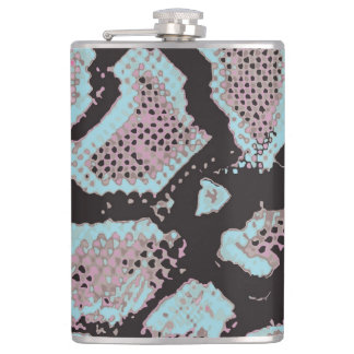 Flasques Motif de peau animale, design vintage.