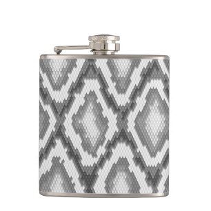 Flasques Motif de peau de serpent de python