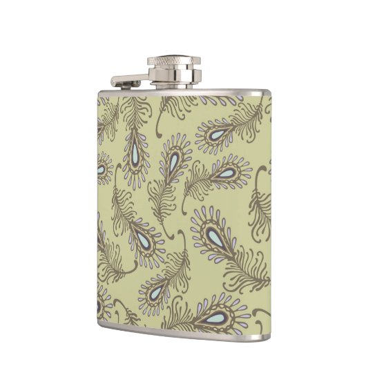 Flasques Motif de plume (Gauche)