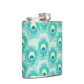 Flasques Motif de plumes de paon (Droite)