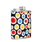 Flasques Motif de points de couleur 230515 (Droite)