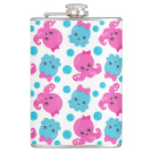 Flasques Motif de poulpe, poulpe mignonne, Animaux de mer (Devant)