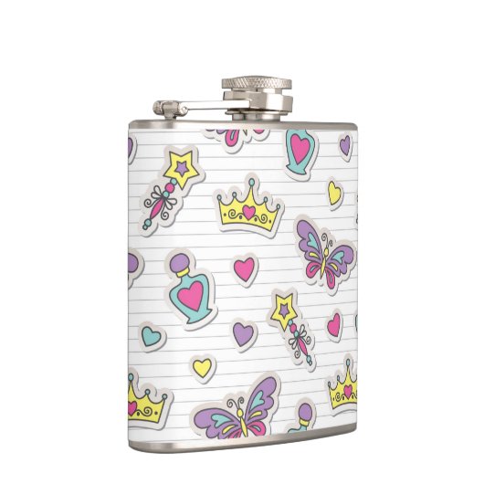 Flasques motif de princesse de ballet (Droite)