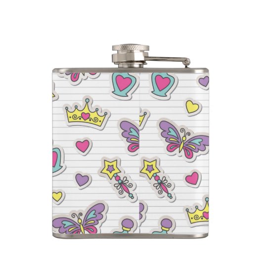 Flasques motif de princesse de ballet (Dos)