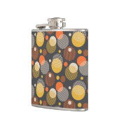 Flasques Motif de rayure de point de polka (Gauche)