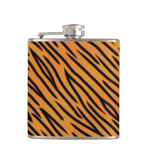 Flasques Motif de rayure de tigre
