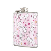Flasques motif de rayures de kawaii (Gauche)