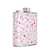 Flasques motif de rayures de kawaii (Droite)