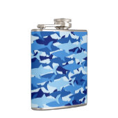 Flasques Motif de requin bleu (Droite)
