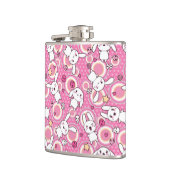 Flasques motif de rose de kawaii (Gauche)