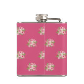 Flasques Motif de roses roses peintes (Dos)