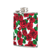 Flasques Motif de roses rouges (Gauche)