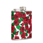 Flasques Motif de roses rouges (Droite)