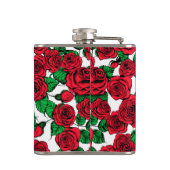 Flasques Motif de roses rouges (Dos)