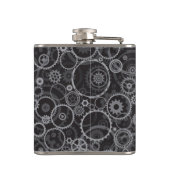 Flasques Motif de roues dentées (Dos)