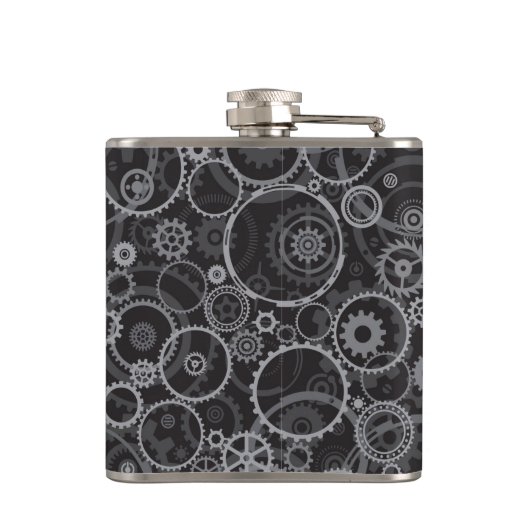 Flasques Motif de roues dentées (Dos)