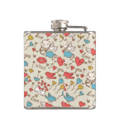 Flasques Motif de Saint-Valentin avec le cupidon (Dos)