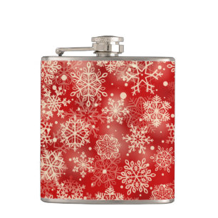 Flasques Motif de snowflakes