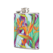 Flasques Motif de Strelitzia (Gauche)