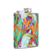 Flasques Motif de Strelitzia (Droite)