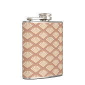 Flasques Motif de style Art déco en rose (Droite)