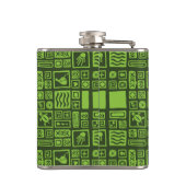 Flasques Motif de Tiki (Dos)