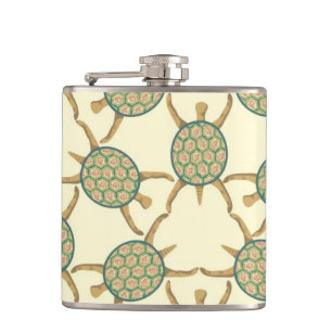 Flasques Motif de tortue