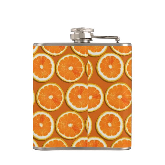 Flasques Motif de tranches de citron (Dos)