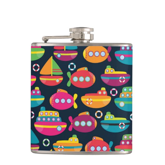 Flasques Motif de transport d'océan (Devant)