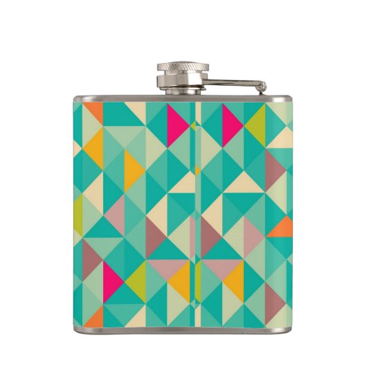 Flasques Motif de triangles (Dos)