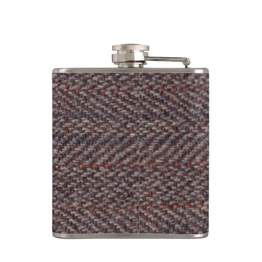 Flasques Motif de tweed de Harris (Dos)