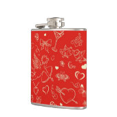 Flasques Motif de Valentine (Gauche)