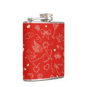 Flasques Motif de Valentine (Droite)