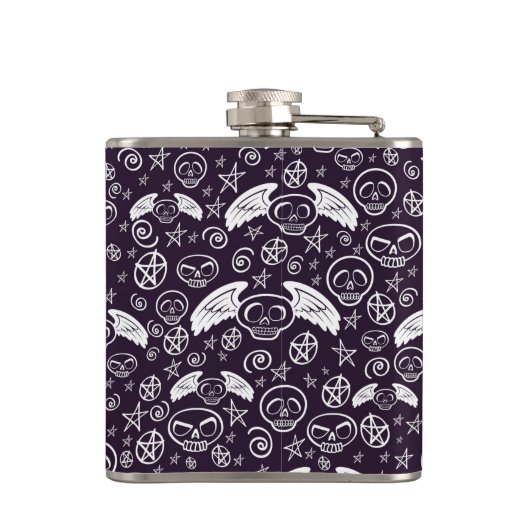 Flasques Motif de "vaudou" (Dos)