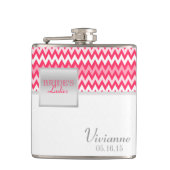 Flasques Motif de Zigzag Bridesmaid (Devant)