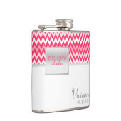 Flasques Motif de Zigzag Bridesmaid (Droite)