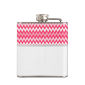 Flasques Motif de Zigzag Bridesmaid (Dos)