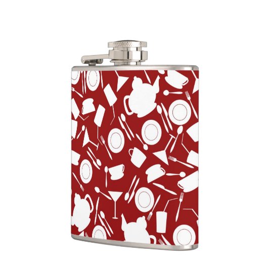 Flasques Motif d'éléments de cuisine (Gauche)