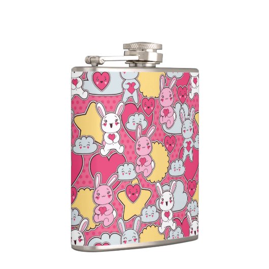 Flasques Motif d'enfant de Kawaii avec les griffonnages (Droite)