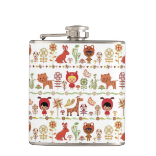 Flasques Motif d'enfant et d'animaux