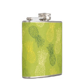 Flasques Motif d'ensemble d'ananas sur le vert (Droite)