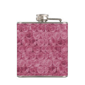 Flasques Motif d'enveloppement de bulle rose (Dos)