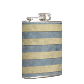 Flasques Motif des rayures or et gris (Droite)