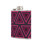 Flasques Motif des triangles roses (Gauche)
