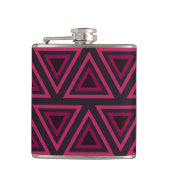 Flasques Motif des triangles roses (Devant)