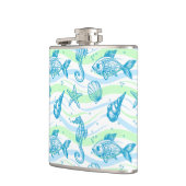 Flasques Motif d'esquisse marine (Gauche)